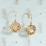 Darling Diamond Earrings in Delicate Gold Drops