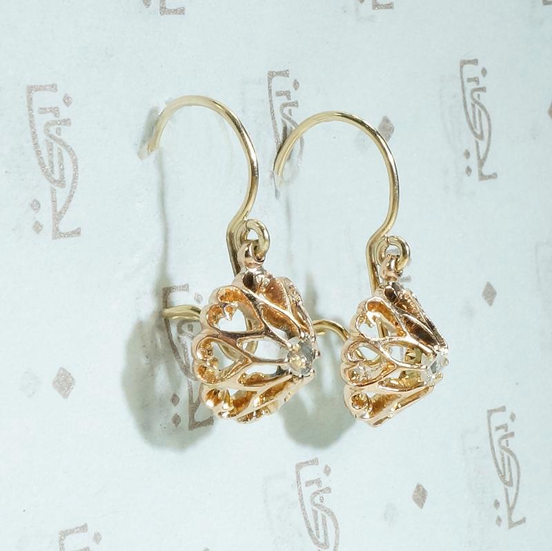 Darling Diamond Earrings in Delicate Gold Drops
