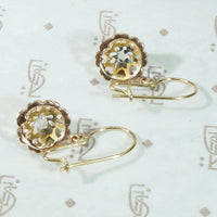 Darling Diamond Earrings in Delicate Gold Drops