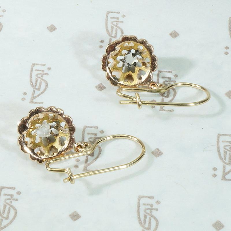 Darling Diamond Earrings in Delicate Gold Drops