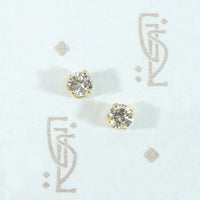 Lovely 0.30tcw Vintage Diamond Studs in Gold