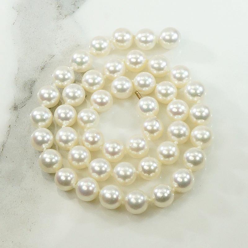 Strand of Pearls 18" with Ingenious Hidden Clasp