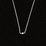 Ultra Dainty Marquis Diamond Link Necklace