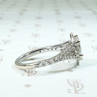 Estate Marquise Cut Diamond Engagement Ring