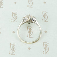 Vintage 1950's Marquise Diamond Cluster Ring