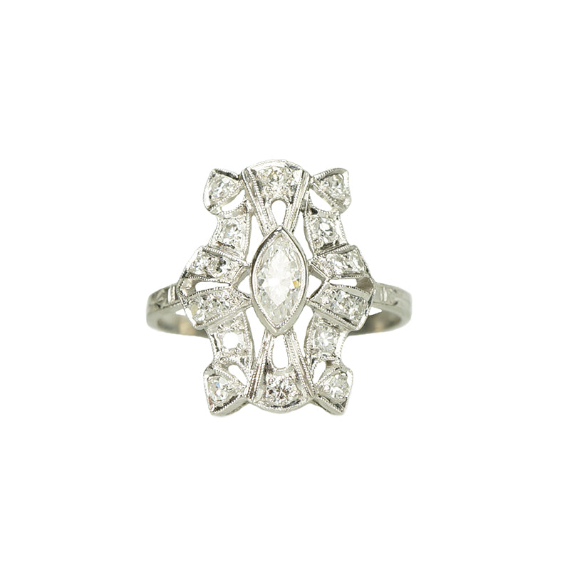Vintage Platinum Art Deco Beauty