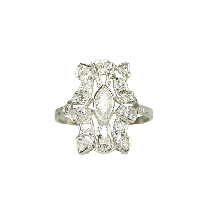 Vintage Platinum Art Deco Beauty