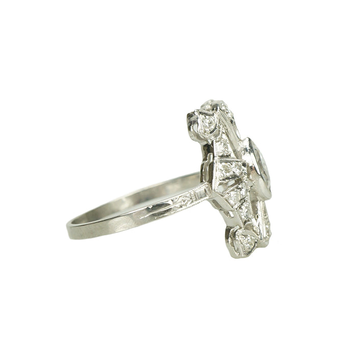 Vintage Platinum Art Deco Beauty