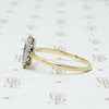 1920s Marquis Cut Sapphire Diamond Halo Ring