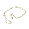 Rose and White Gold Watch Hook Necklace from the Married Chains Collection