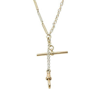 Rose and White Gold Watch Hook Necklace from the Married Chains Collection