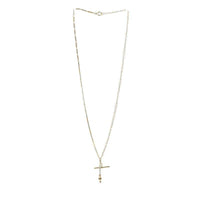 Rose and White Gold Watch Hook Necklace from the Married Chains Collection