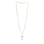 Rose and White Gold Watch Hook Necklace from the Married Chains Collection