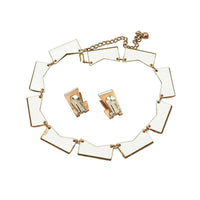 Vintage Matisse Modernist Necklace and Earrings