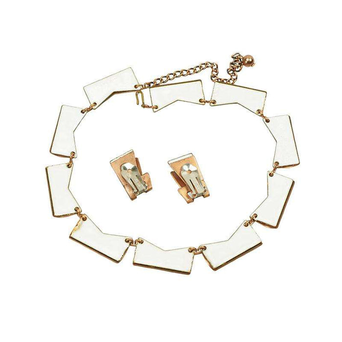 Vintage Matisse Modernist Necklace and Earrings