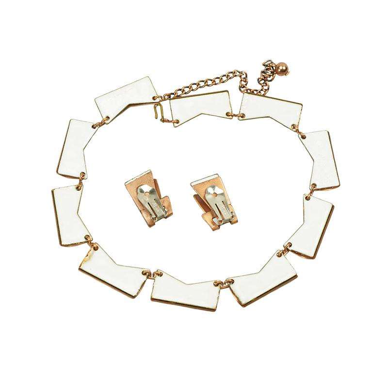 Vintage Matisse Modernist Necklace and Earrings