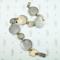"Maximiliano Emperador" Faux Coin Sterling Bracelet