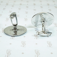 Aztec Calendar Sterling Cuff Links from Taxco