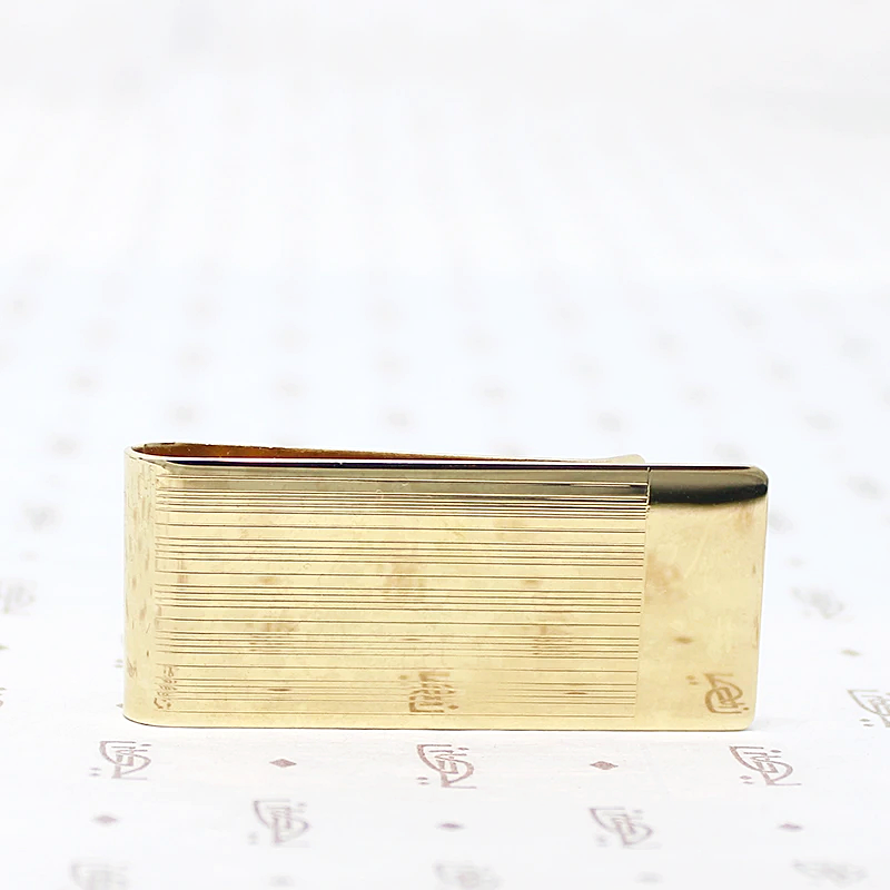 Handsome Pinstriped Money Clip