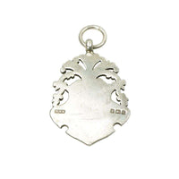 Beautifully Hand Engraved Antique English Silver Fob