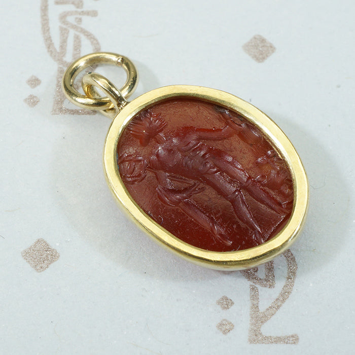 An Ancient Intaglio Fob Mercury