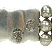 Taxco Silver Bracelet, Heavy & Vintage