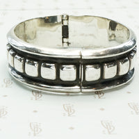Sterling Vintage Clamper Bangle Bracelet