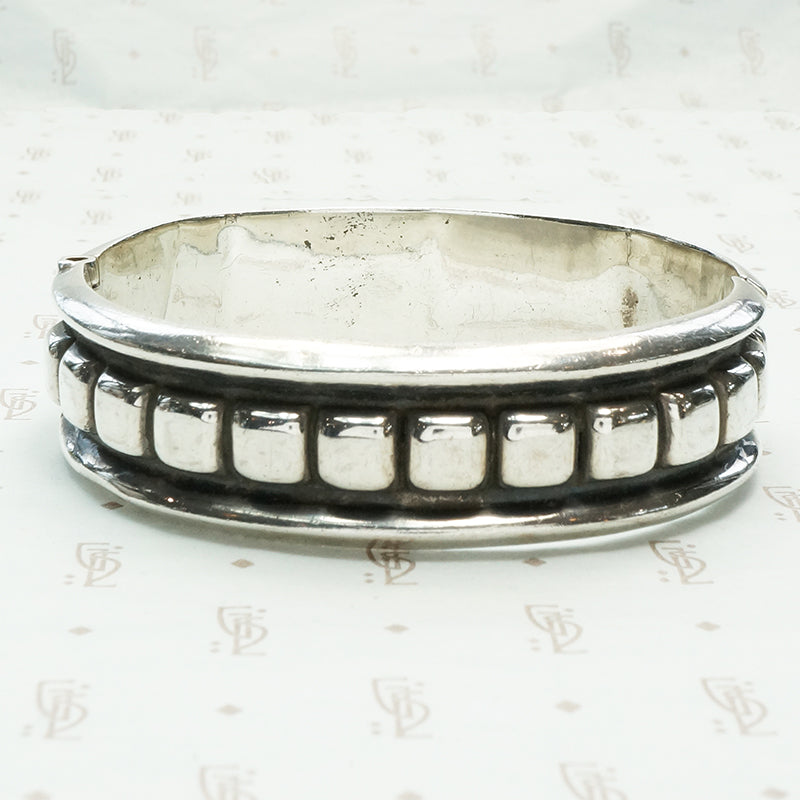Sterling Vintage Clamper Bangle Bracelet