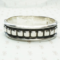 Sterling Vintage Clamper Bangle Bracelet