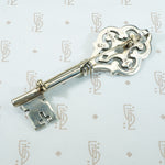 Sterling Silver Key Pendant Brooch