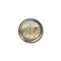 19th Century Micro Mosaic Brooch