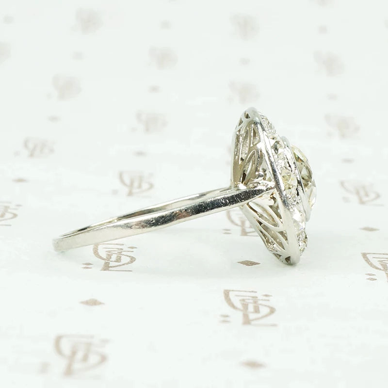 Rare Beauty An Edwardian Diamond Halo Ring