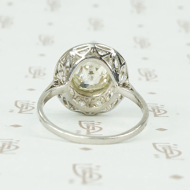 Rare Beauty An Edwardian Diamond Halo Ring