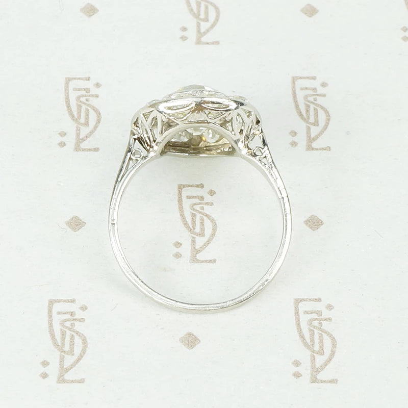 Rare Beauty An Edwardian Diamond Halo Ring