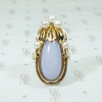 Ming's of Honolulu Lavender Jade Ring
