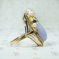 Ming's of Honolulu Lavender Jade Ring