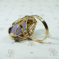 Ming's of Honolulu Lavender Jade Ring
