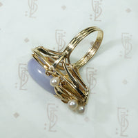 Ming's of Honolulu Lavender Jade Ring