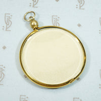 Handsome Miniature Portrait in Gold Locket