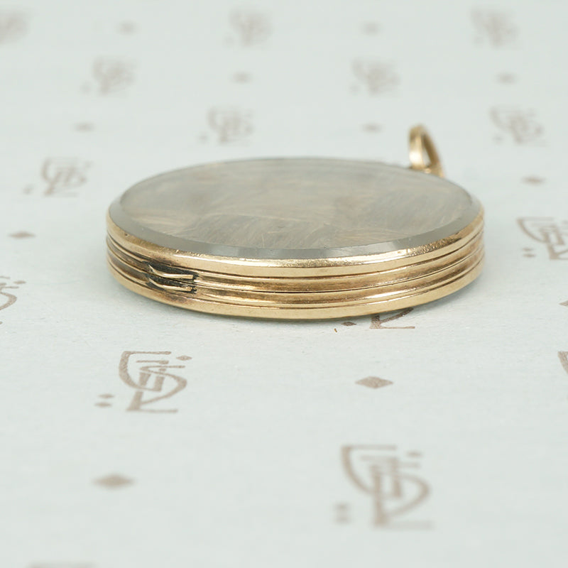 The Miniature Painting Crystal Locket