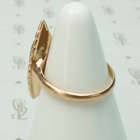 Antique Malachite and Pearl Ring