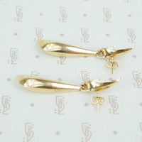 The 1960's Golden Pendulum Earrings