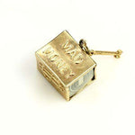 1950s 14k Gold Mad Money Charm
