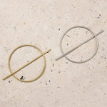 Mini Orbital Brass Hair Pin from Favor