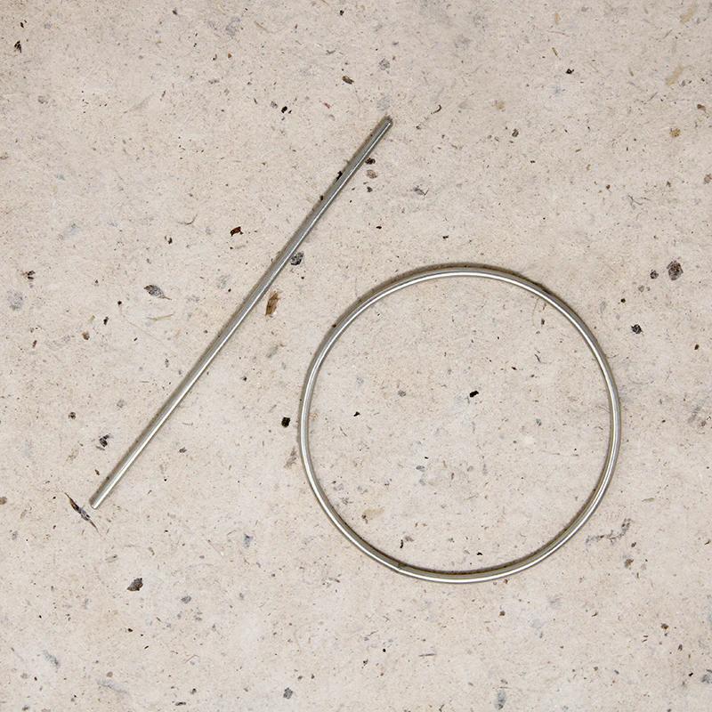 Mini Orbital Brass Hair Pin from Favor