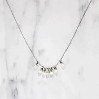 Fairy Tale Moonstone Fringe Necklace by brunet