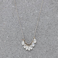 Fairy Tale Moonstone Fringe Necklace by brunet
