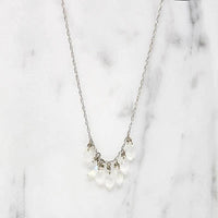 Fairy Tale Moonstone Fringe Necklace by brunet