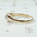 Rose Gold Moonstone Ring c1890