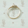 Rose Gold Moonstone Ring c1890